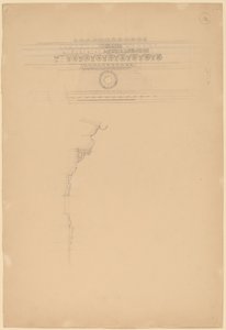 Studie van lijsten door John Russell Pope