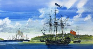 Brits schip door John S. Smith