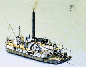 De Bertha, een baggerschip uit 1844