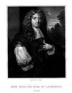 John Maitland, 1e hertog van Lauderdale, Schotse politicus, 1825 door John Samuel Agar