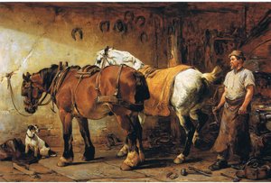 Bij de smid door John Sargent Noble