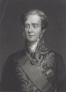 Portret van George Villiers, 4e Graaf van Clarendon door John Sartain