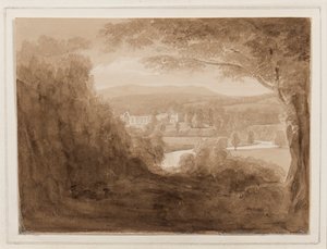 Bolton Abbey, Yorkshire, 25-27 oktober 1824 door John Scarlett Davis