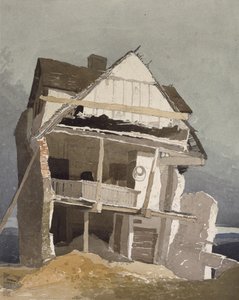 Een Verwoest Huis, 19e eeuw door John Sell Cotman