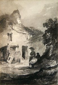 Een oud huisje in Dolgelly