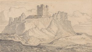 Bamborough Castle, Northumberland door John Sell Cotman