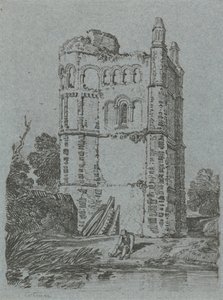 Brandsby Toren, Yorkshire door John Sell Cotman