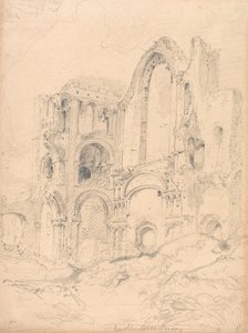 Priorij Kasteel Akkeren, Norfolk door John Sell Cotman