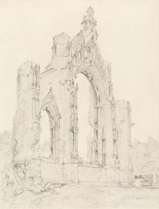 Oostkant van Howden Church, Yorkshire door John Sell Cotman