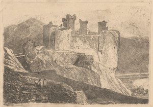 Harlech Castle door John Sell Cotman