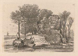 Liber Studiorum: Plaat 19, Postwick Grove, Norfolk door John Sell Cotman