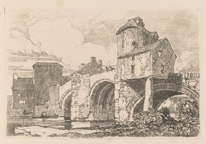 Liber Studiorum: Plaat 26, Monnow Bridge, Monmouthshire