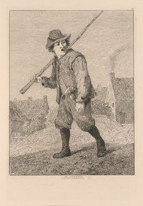 Liber Studiorum: Plaat 46, Schets naar Teniers, 1838