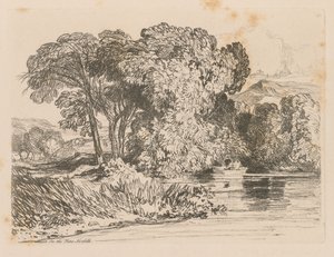 Liber Studiorum: Plaat 4, Uitzicht op de Yare, Norfolk, 1838