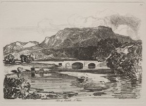 Liber Studiorum: Tan y Beolch, Noord-Wales, 1838 door John Sell Cotman