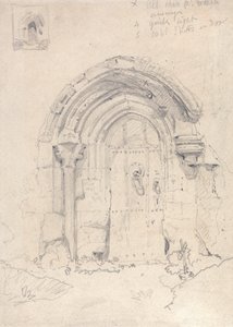 Portiek van de kerk van Stratton Saint Mary