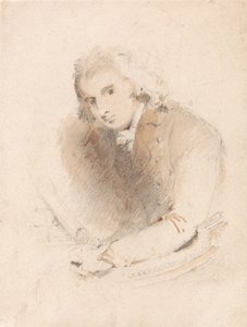 Portret van een geleerde door John Sell Cotman