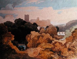 Richmond, Yorkshire door John Sell Cotman