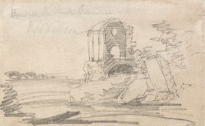Vernietigde tempel na Richard Wilson