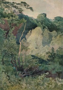 Bomen bij de Greta-rivier, 19e eeuw door John Sell Cotman