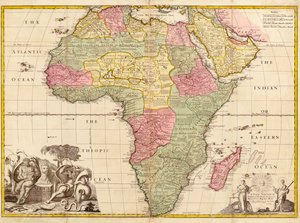 Afrika, uit Moderne Geografie, c.1725