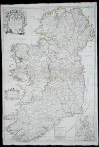 Kaart van Ierland
