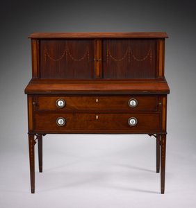 Tambourbureau, ca. 1800 door John Seymour