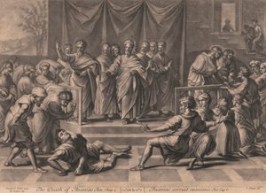 De dood van Ananias