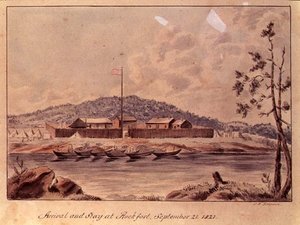 Aankomst en verblijf in Rockfort, 1821