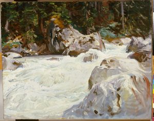 Een stroom in Noorwegen, 1901 door John Singer Sargent