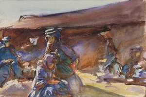Zwarte Tent door John Singer Sargent