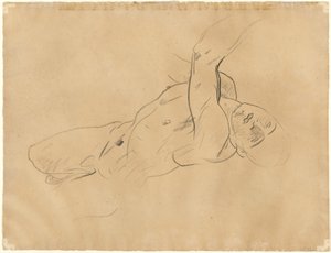 Vallende mannelijke naakt door John Singer Sargent