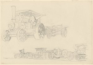 Kanonwagens, Frankrijk, 1918 door John Singer Sargent