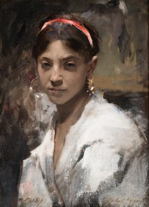 Hoofd van een Capri-meisje, 1878