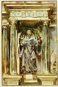 In een kerk in Granada door John Singer Sargent
