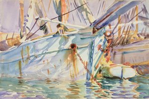 In een Levantijnse Haven door John Singer Sargent