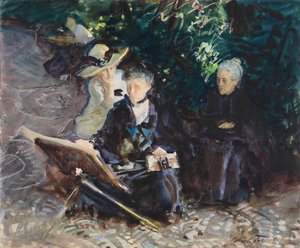 In de Generalife, 1912 door John Singer Sargent