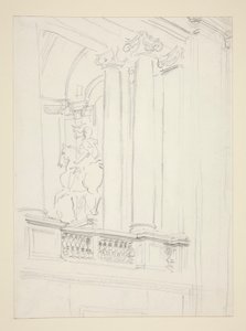 Interieur door John Singer Sargent