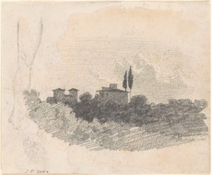 Italiaanse Villa [recto], 1870-1872