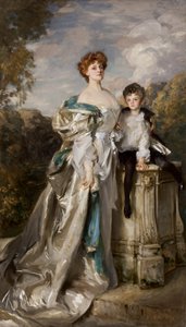 Lady Warwick en haar zoon door John Singer Sargent