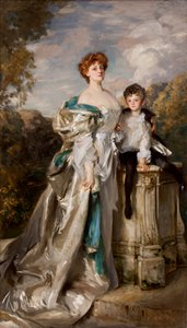 Lady Warwick en haar zoon, 1905 door John Singer Sargent