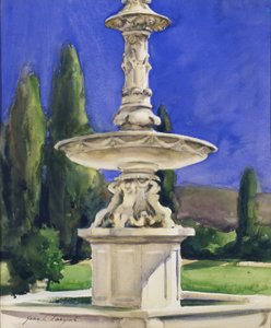 Marmeren fontein in Italië