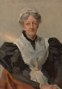 Mary Eliza Mead (geboren Mary Eliza Scribner, 1822) door John Singer Sargent