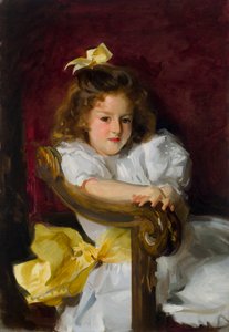Portret van Charlotte Cram door John Singer Sargent