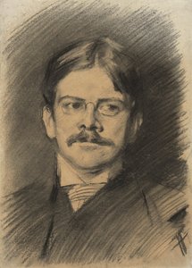 Portret van Edwin Austin Abbey door John Singer Sargent