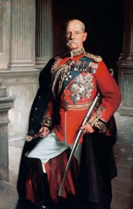 Portret van Frederick Sleigh Roberts, eerste graaf Roberts (1832-1914), Britse generaal door John Singer Sargent