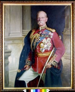 Portret van generaal Sir Frederick Sleigh Roberts (1832-1914) Schilderij door John Singer Sargent (1906) Londen National Portrait Gallery
