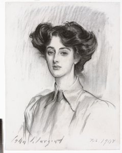 Portret van Lady Elsie Meyer, februari 1908