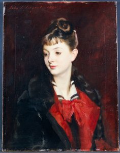 Portret van juffrouw Suzanne Poirson, 1884 door John Singer Sargent