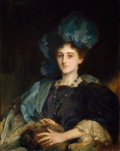 Portret van Miss Katherine Elizabeth Lewis d.1961 door John Singer Sargent